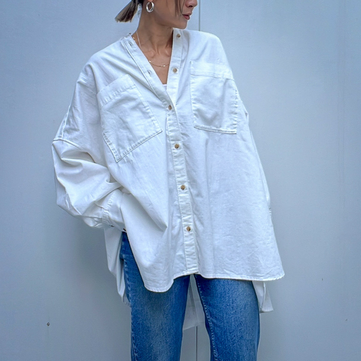 WHITE DENIM SHIRTS – H.V.F.N