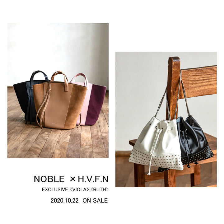 NOBLE×H.V.F.N EXCLUSIVE VIOLA & RUTH モアバリエーションPOP UP開催