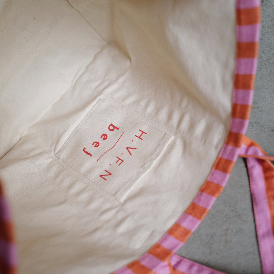 STRIPE TOTE BAG – H.V.F.N