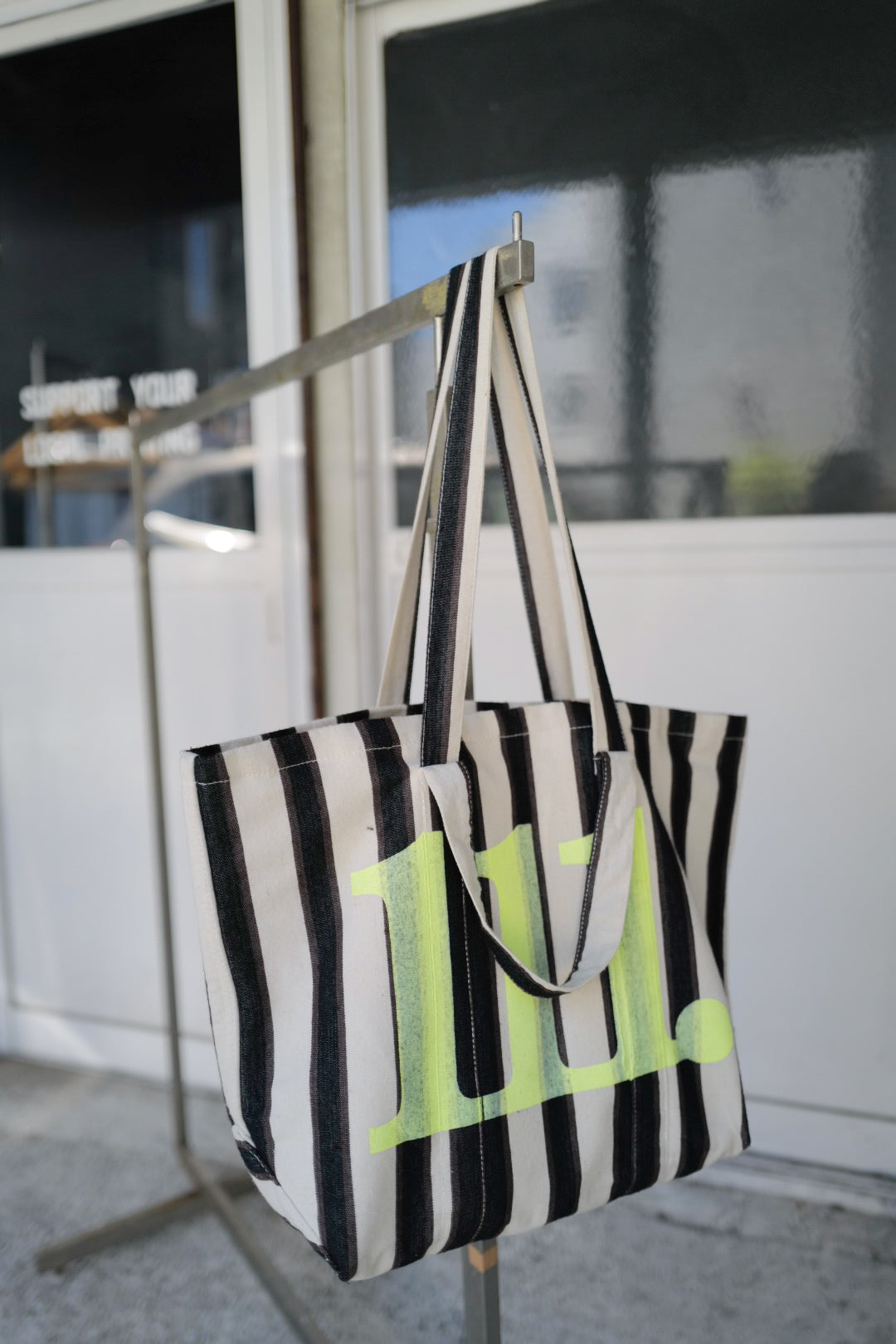 STRIPE TOTE BAG – H.V.F.N