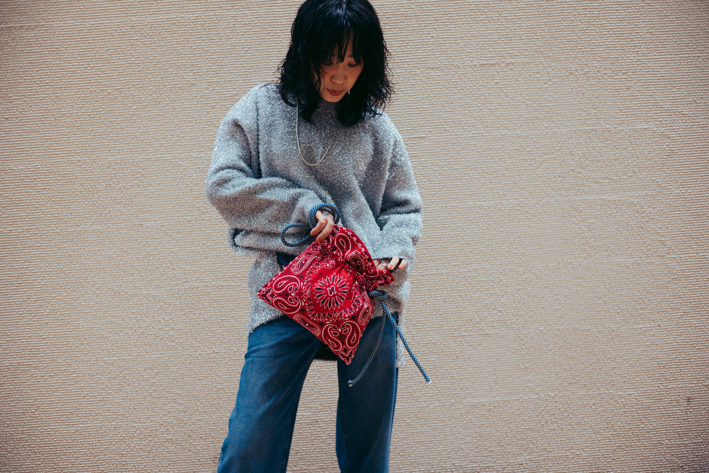 H.V.F.N バンダナカゴバック BANDANA CLUTCH – H.V.F.N