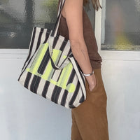 STRIPE TOTE BAG – H.V.F.N